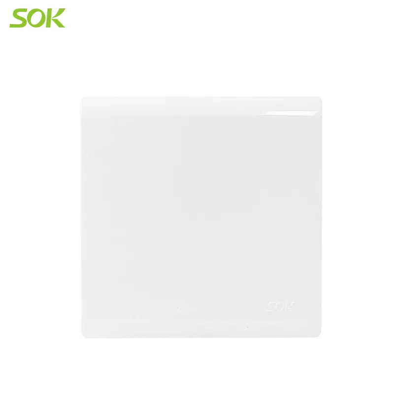 86 Blank Plate - White