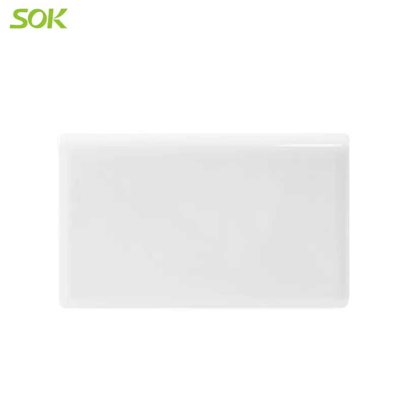 147 Blank Plate - White