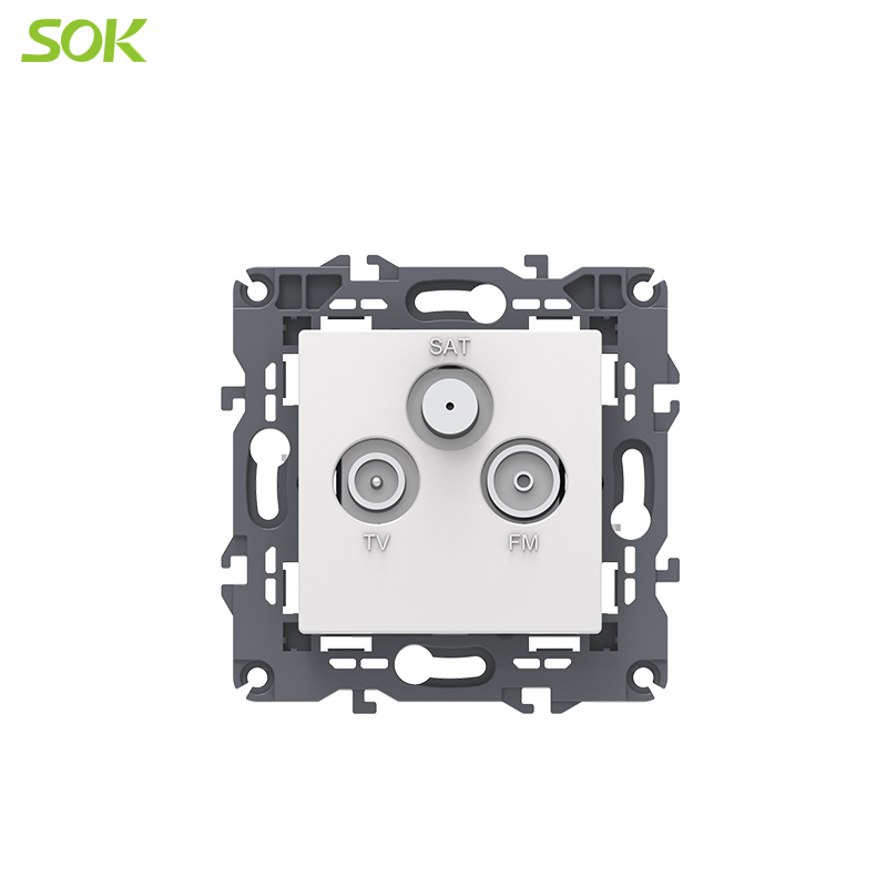 S81 TV+FM+SAT Power Outlet