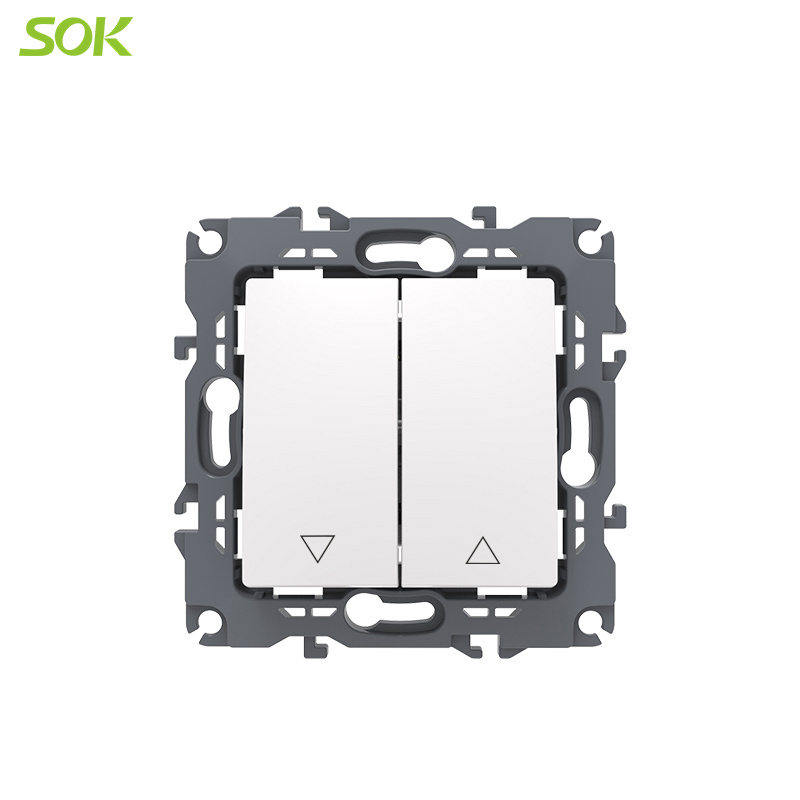 Interlock Curtain Switch With Screwless Terminal