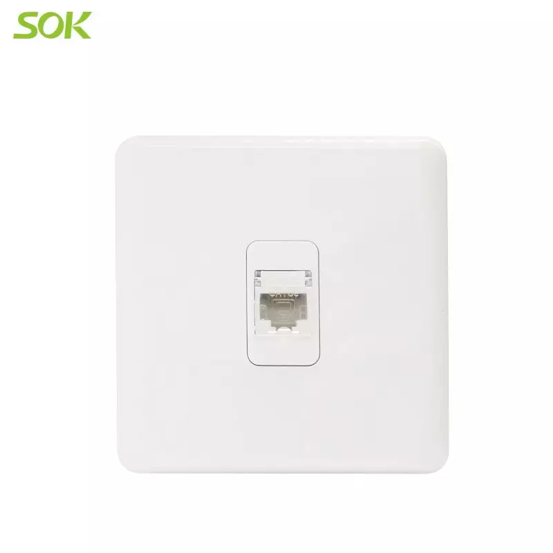 1 Gang RJ45 LAN Outlet With Door