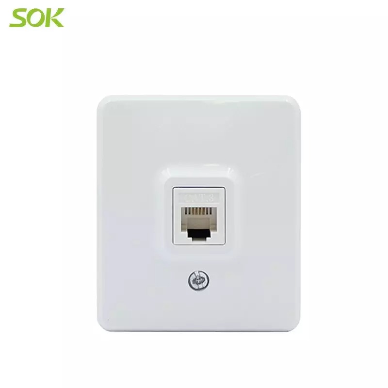 1 Gang TEL Outlet(Surface Mounted)