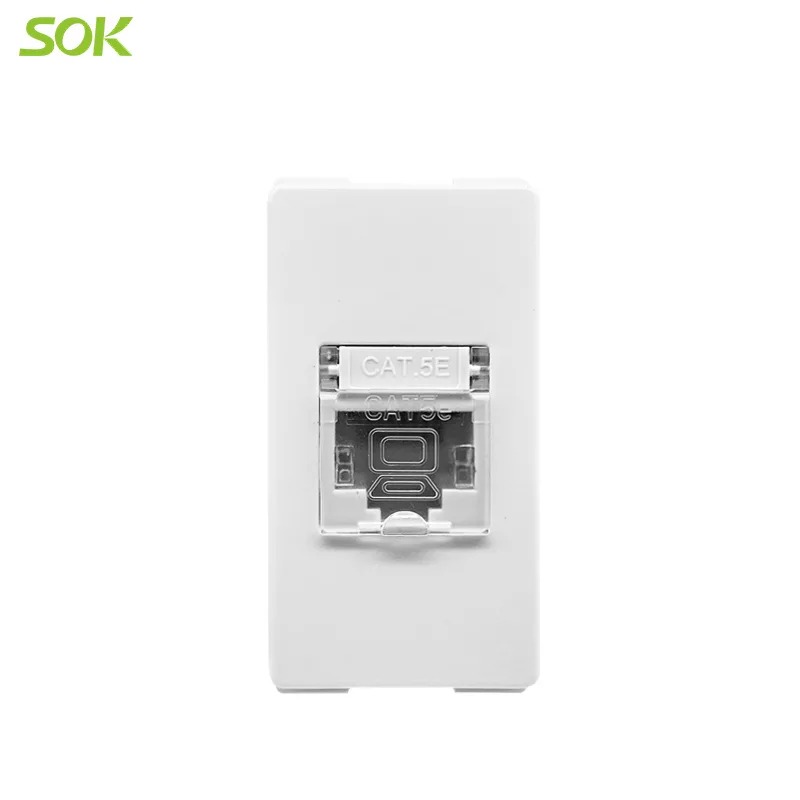 RJ 45 LAN Socket outlet Modular Cat 5E