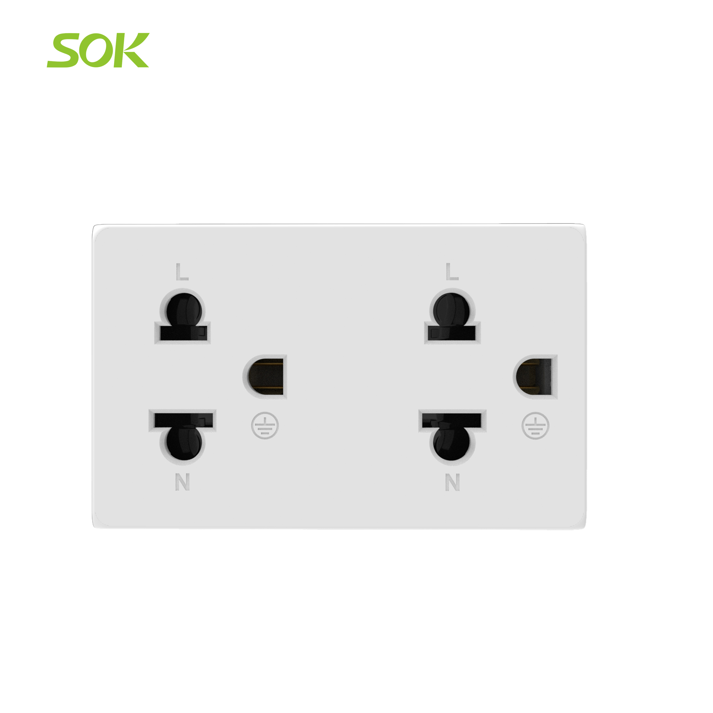 Multi Duplex US Power Socket Outlet